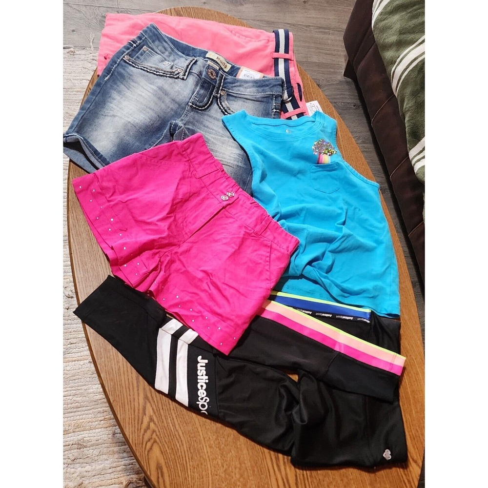 Girls Size 7 Lot NWT ,NWOT Mudd, Place, D-signed ,Justice Sport, Leggings , SO
